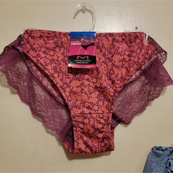 3 Pairs of Women XL Maidenform Comfort Devotion Lace Tangas - Picture 11 of 13